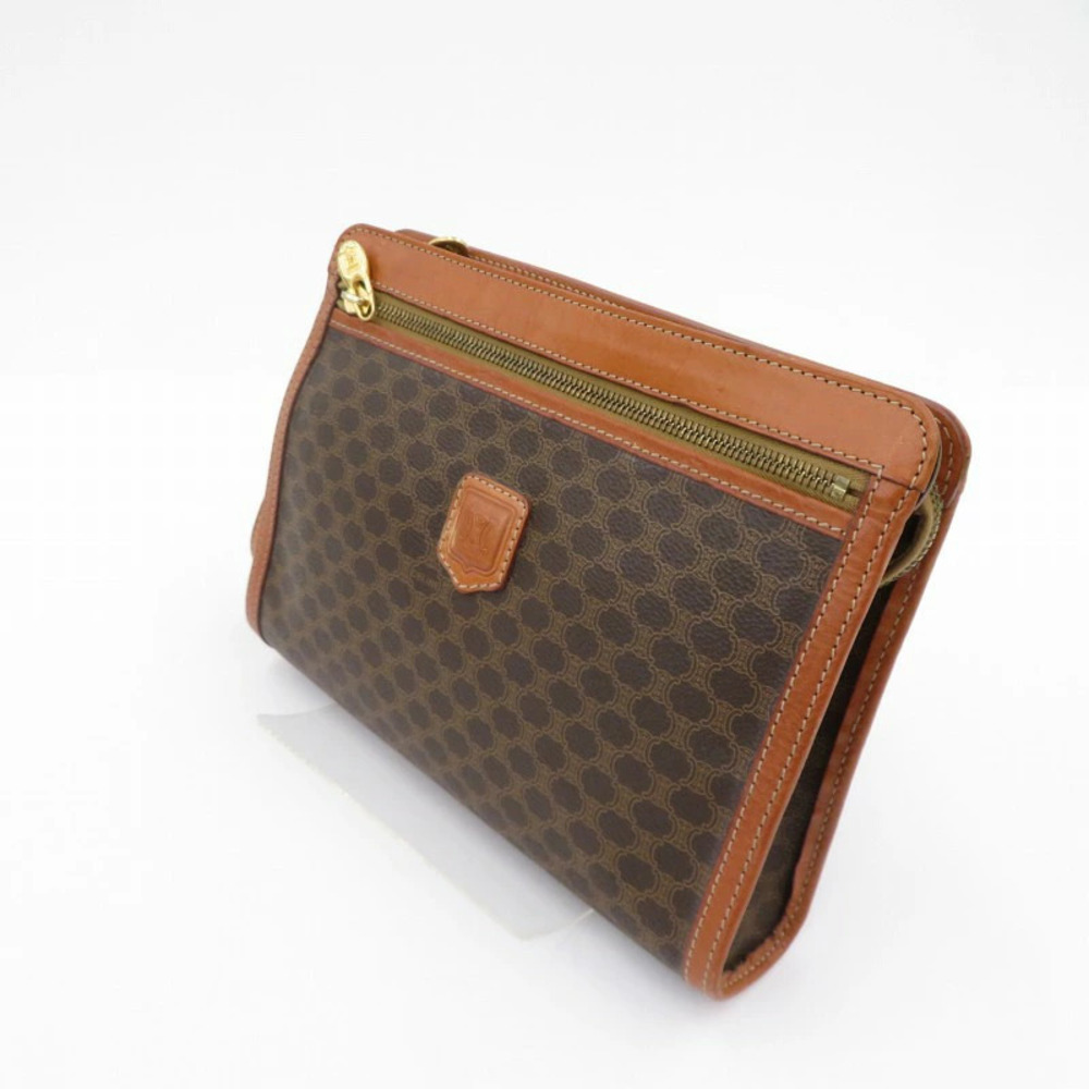 Celine Macadam Shoulder Bag Brown